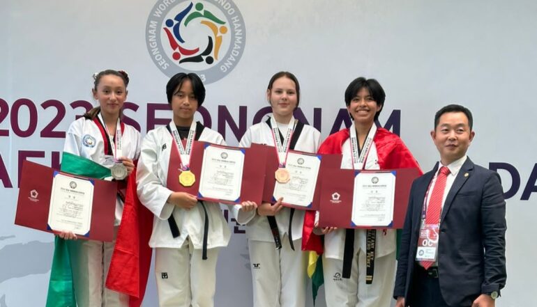 Brunei taekwondo team win 1 gold and 1 bronze