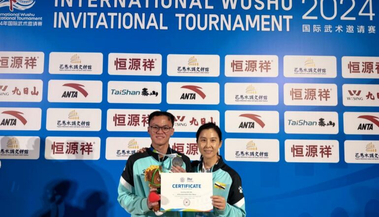 Bronze for Wong at International Wushu Invitational