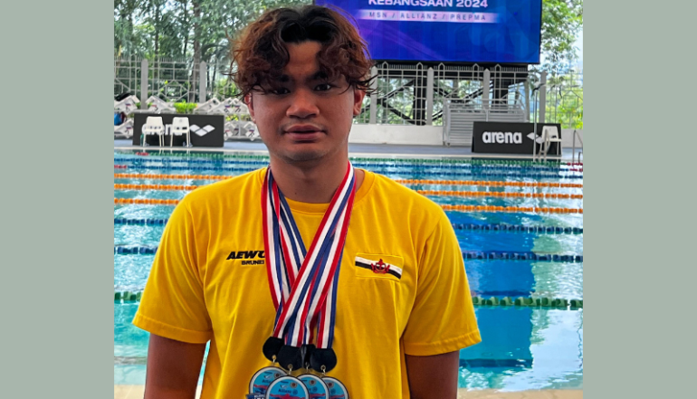 Danial Hakim makes splash with three gold and one silver