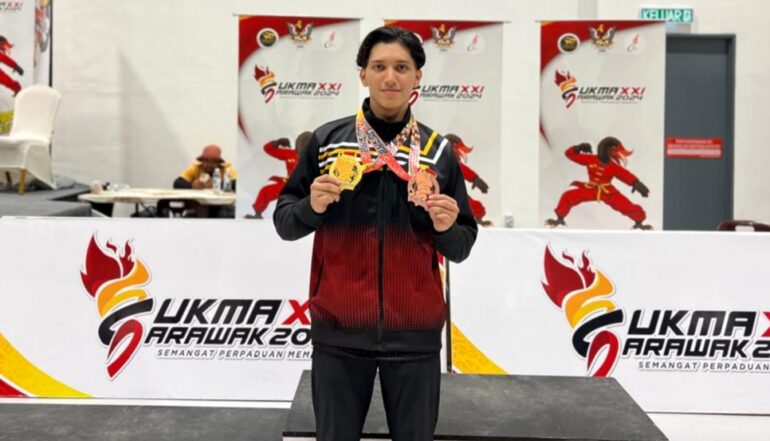 Walid clinches Brunei’s first ever wushu gold at SUKMA