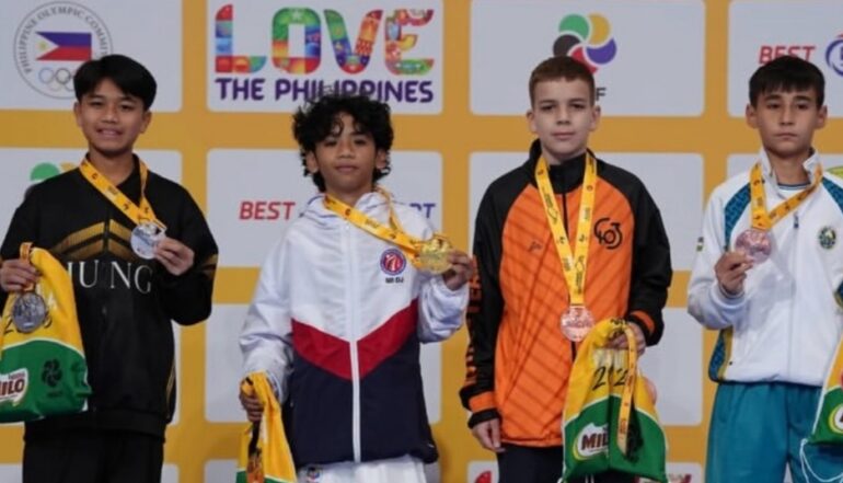Wan Azlee Khairi bags silver at Karate One-Youth League Manila